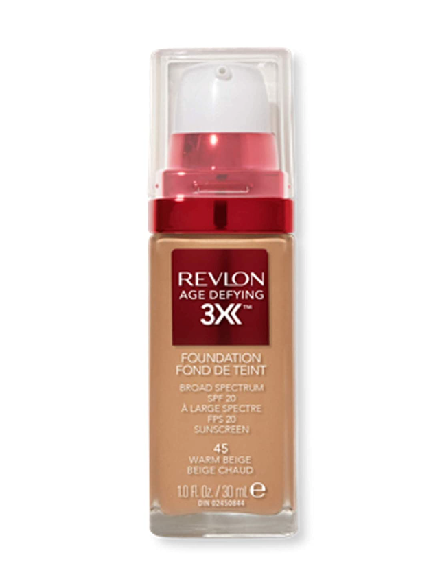 Revlon Age Defying 3X Foundation - 45 Warm Beige